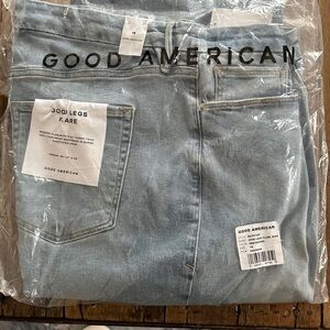 Good American good legs flare jean.  Indigo390. Size 18.